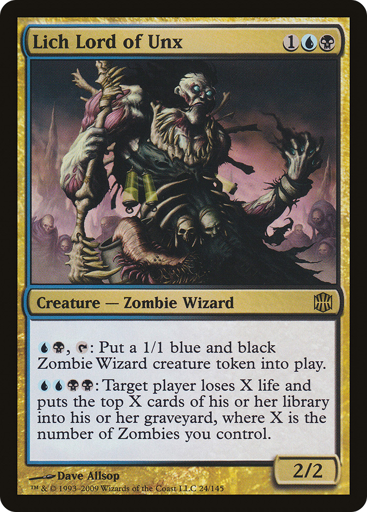 Lich Lord of Unx (ARB-024) [Alara Reborn]