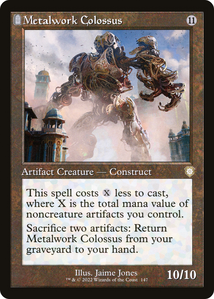 Metalwork Colossus (Retro Frame) (BRC-147) [The Brothers' War Commander]