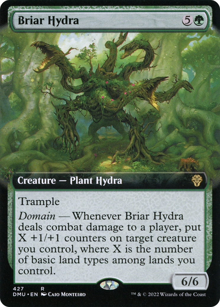 Briar Hydra (DMU-427) [Dominaria United]: (Extended Art)