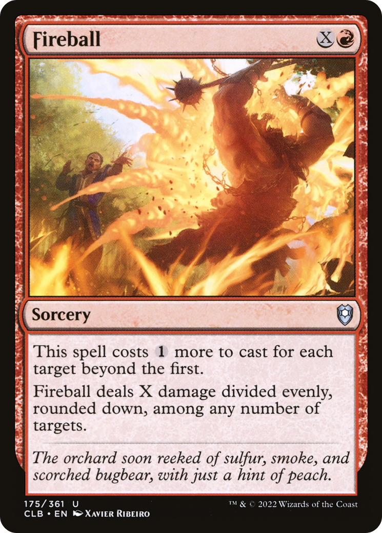 Fireball (CLB-175) [Commander Legends: Battle for Baldur's Gate]