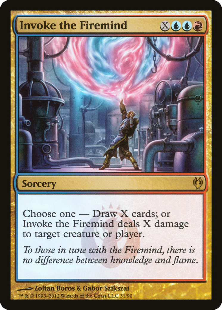 Invoke the Firemind (DDJ-031) [Duel Decks: Izzet vs. Golgari]