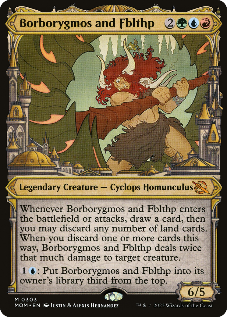 Borborygmos and Fblthp (MOM-303) [March of the Machine]: (Showcase)