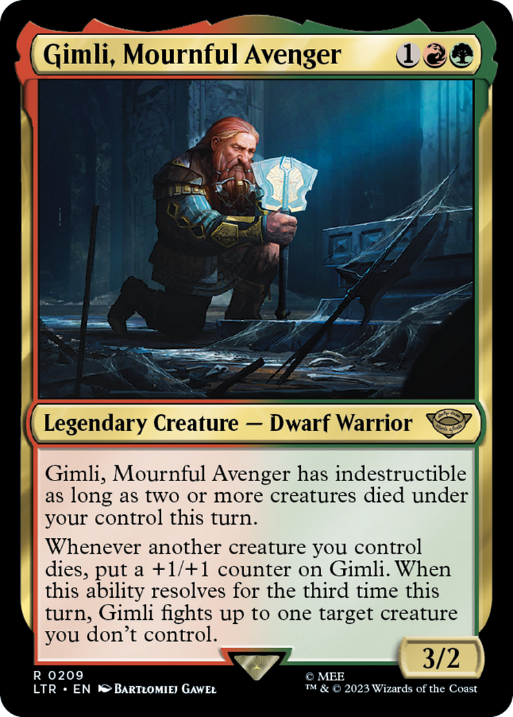 Gimli, Mournful Avenger (LTR-209) [The Lord of the Rings: Tales of Middle-earth]