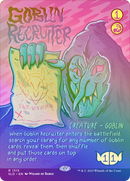 Goblin Recruiter (Rainbow Foil) (SLD-1313★) (Borderless) [Secret Lair Drop] Foil