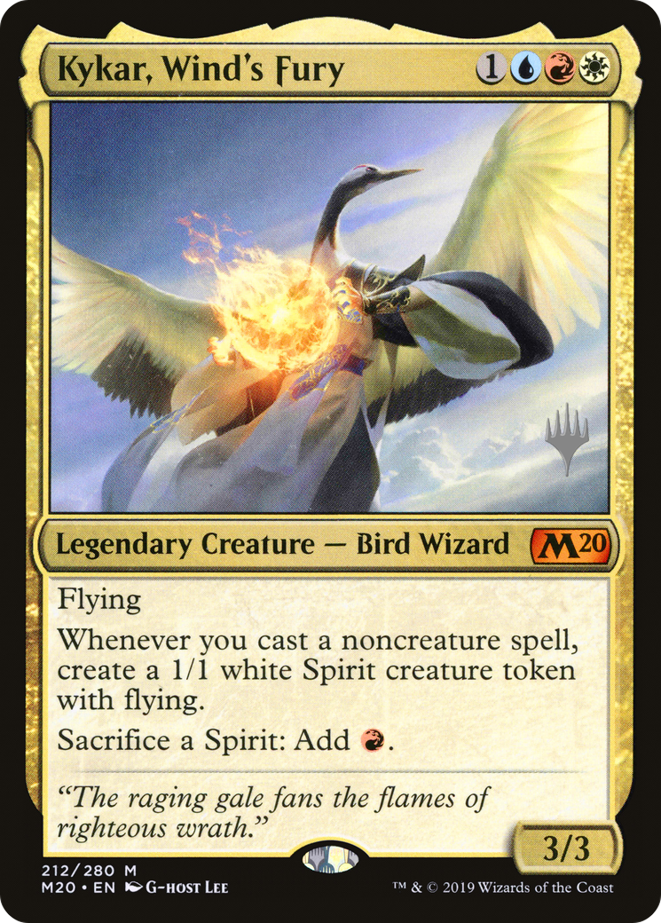 Kykar, Wind's Fury (PPM20-212P) [Promo Pack: Core Set 2020 Promos]