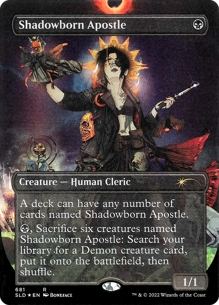 Shadowborn Apostle (SLD-681) [Secret Lair Drop] (Borderless) Foil