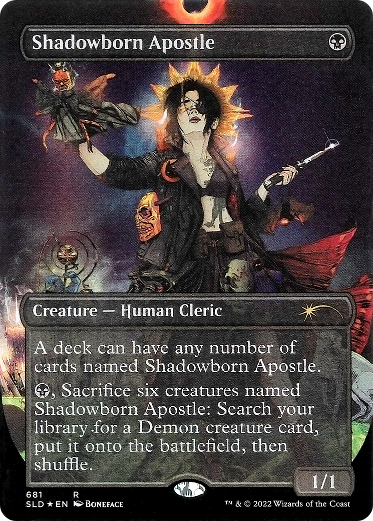 Shadowborn Apostle (SLD-681) (Borderless) [Secret Lair Drop] Foil