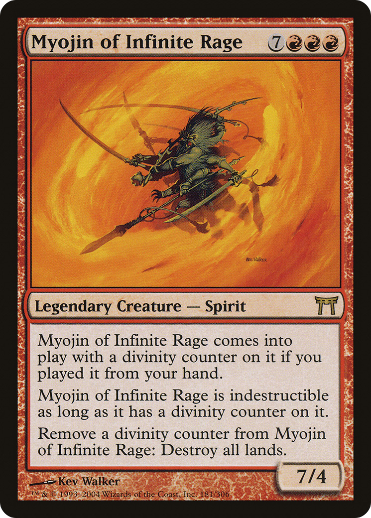 Myojin of Infinite Rage (CHK-181) [Champions of Kamigawa]