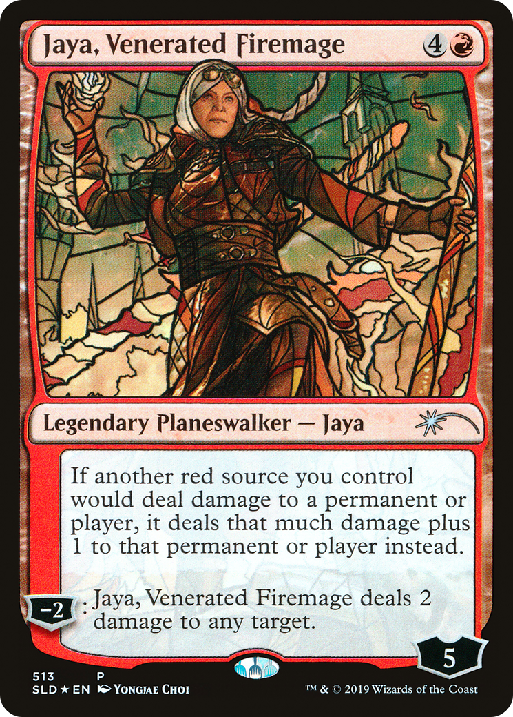 Jaya, Venerated Firemage (SLD-513) [Secret Lair Drop] Foil
