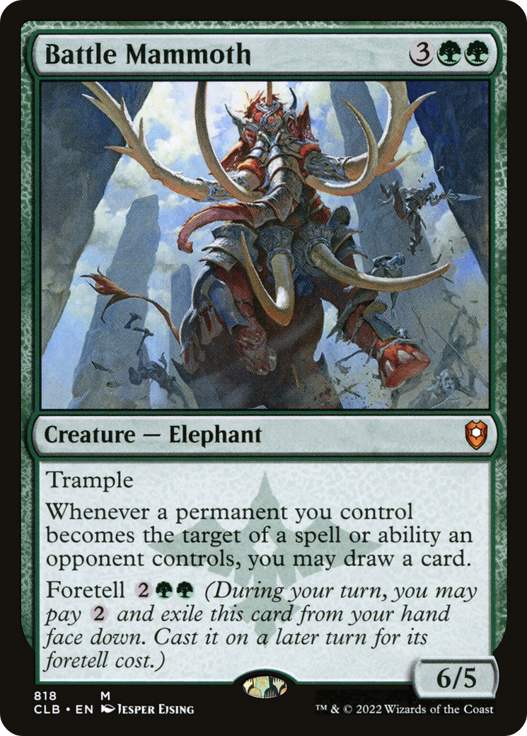 Battle Mammoth (CLB-818) [Commander Legends: Battle for Baldur's Gate]