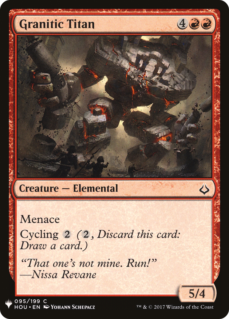 Granitic Titan (LIST-HOU-95) [The List]