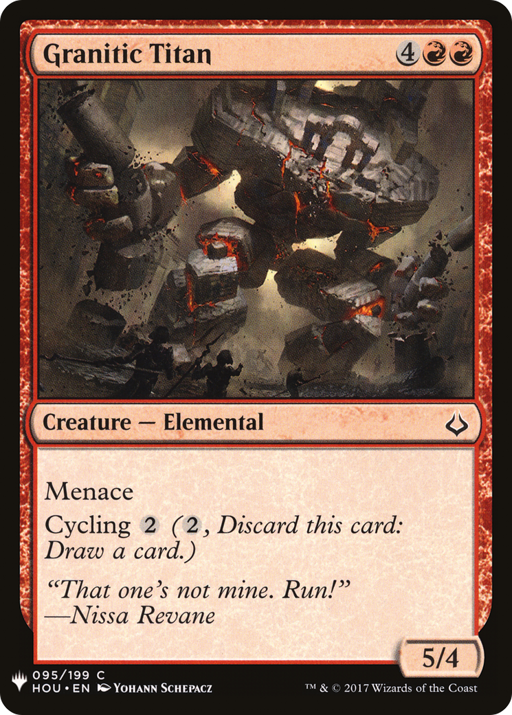 Granitic Titan (LIST-HOU-95) [The List]