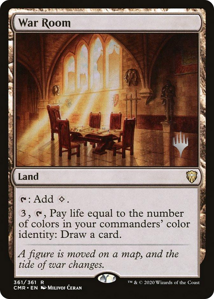 War Room (PPMKM-361P) [Commander Legends Promos] Foil
