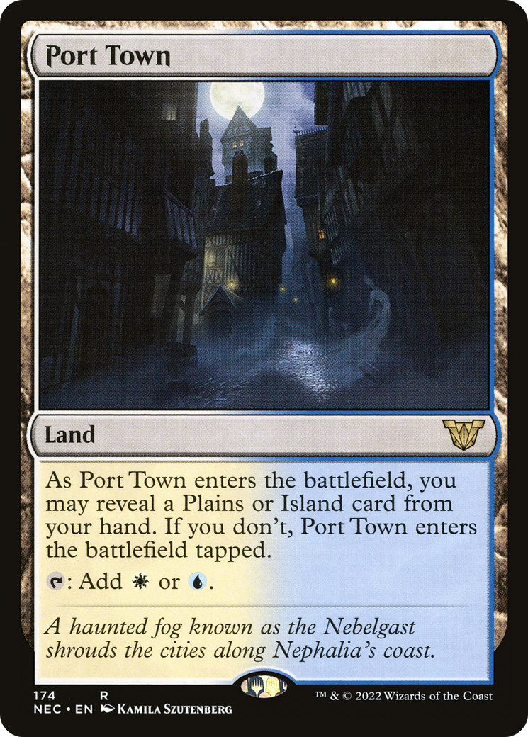 Port Town (NEC-174) [Neon Dynasty Commander]
