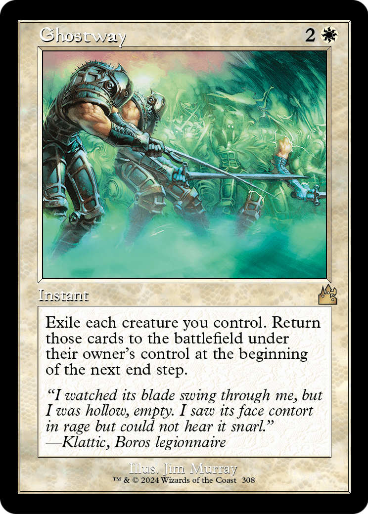 Ghostway (Retro Frame) (RVR-308) [Ravnica Remastered] Foil