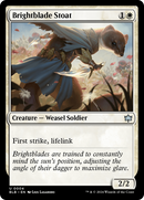 Brightblade Stoat (BLB-004) [Bloomburrow] Foil