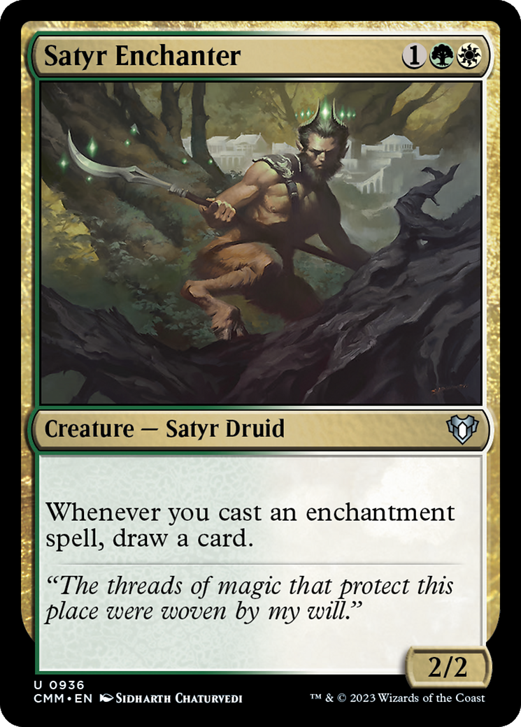 Satyr Enchanter (CMM-936) [Commander Masters]