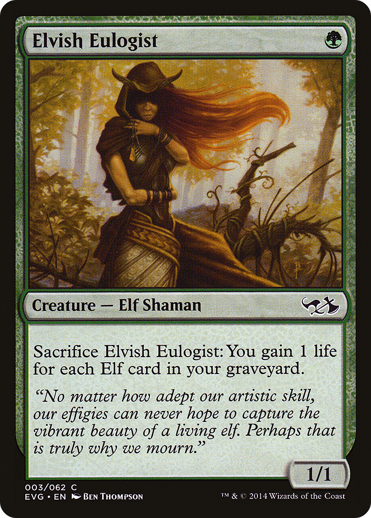 Elvish Eulogist (DD3-003) [Duel Decks Anthology: Elves vs. Goblins]