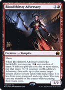 Bloodthirsty Adversary (PRE-129S) [Innistrad: Midnight Hunt Promos] Foil
