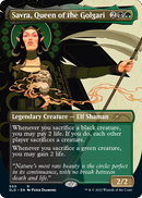 Savra, Queen of the Golgari (SLD-500) (Borderless) [Secret Lair Drop]