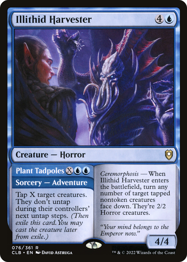 Illithid Harvester (CLB-076) [Commander Legends: Battle for Baldur's Gate]