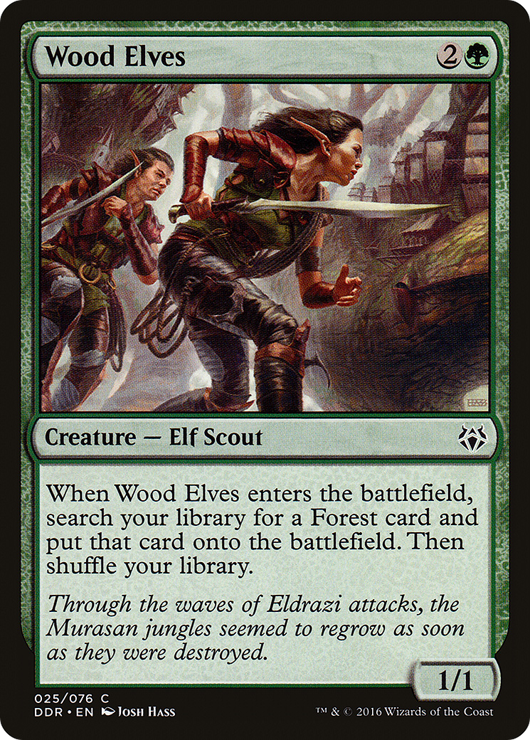 Wood Elves (DDR-025) [Duel Decks: Nissa vs. Ob Nixilis]