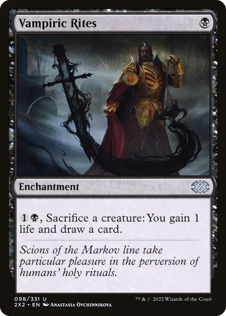 Vampiric Rites (2X2-098) [Double Masters 2022]