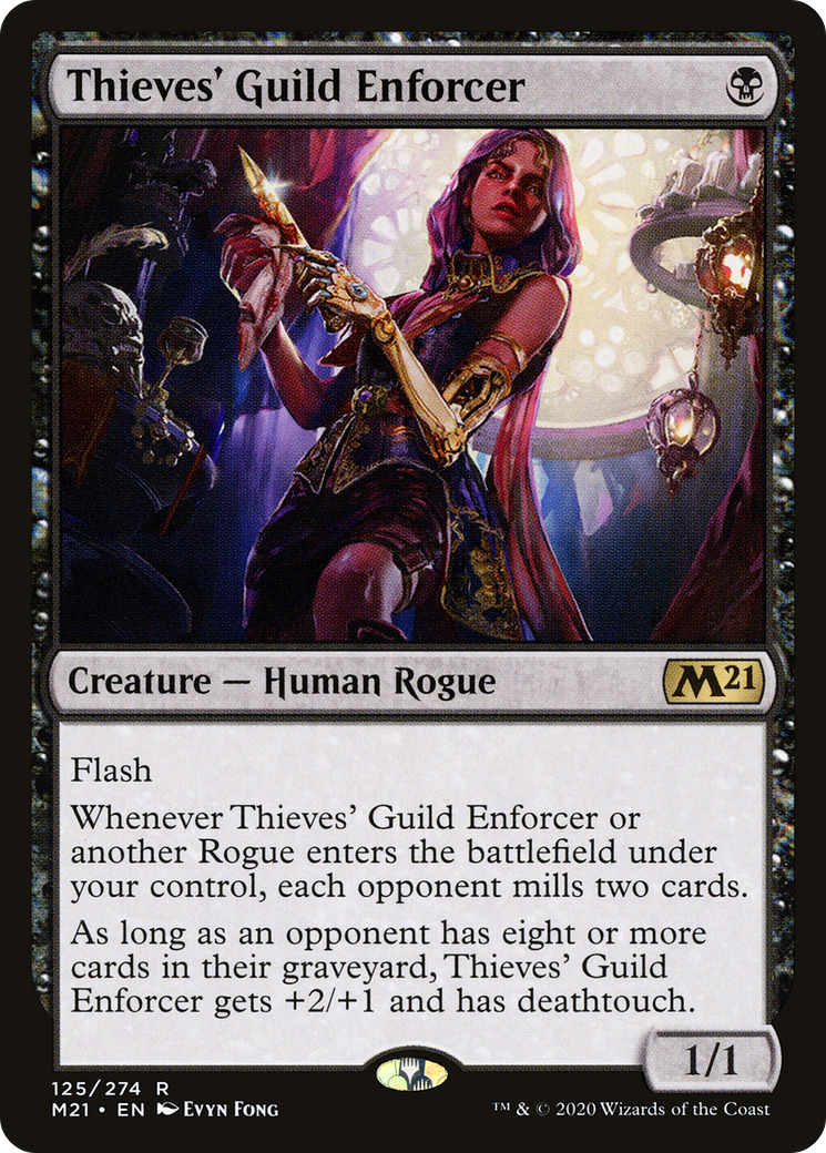 Thieves' Guild Enforcer (M21-125) [Core Set 2021] Foil