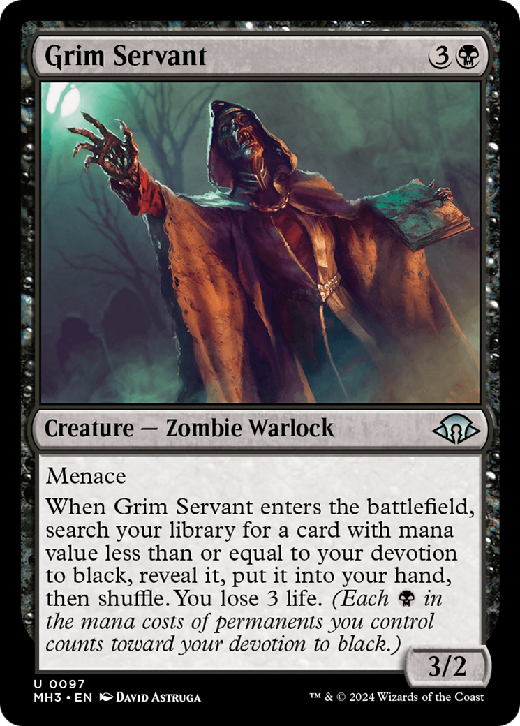Grim Servant (MH3-097) [Modern Horizons 3] Foil