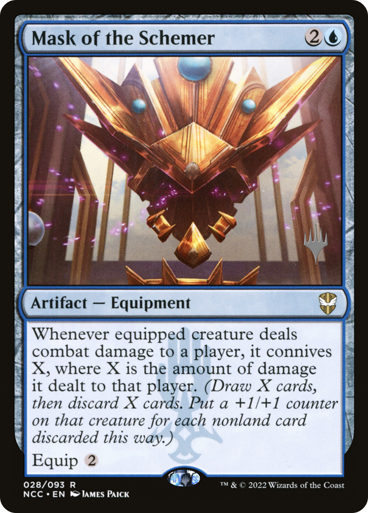Mask of the Schemer (PPSNC-028) [Promo Pack: New Capenna Commander Promos] Foil