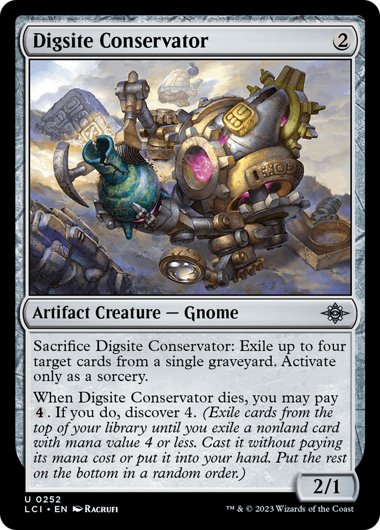 Digsite Conservator (LCI-252) [The Lost Caverns of Ixalan] Foil