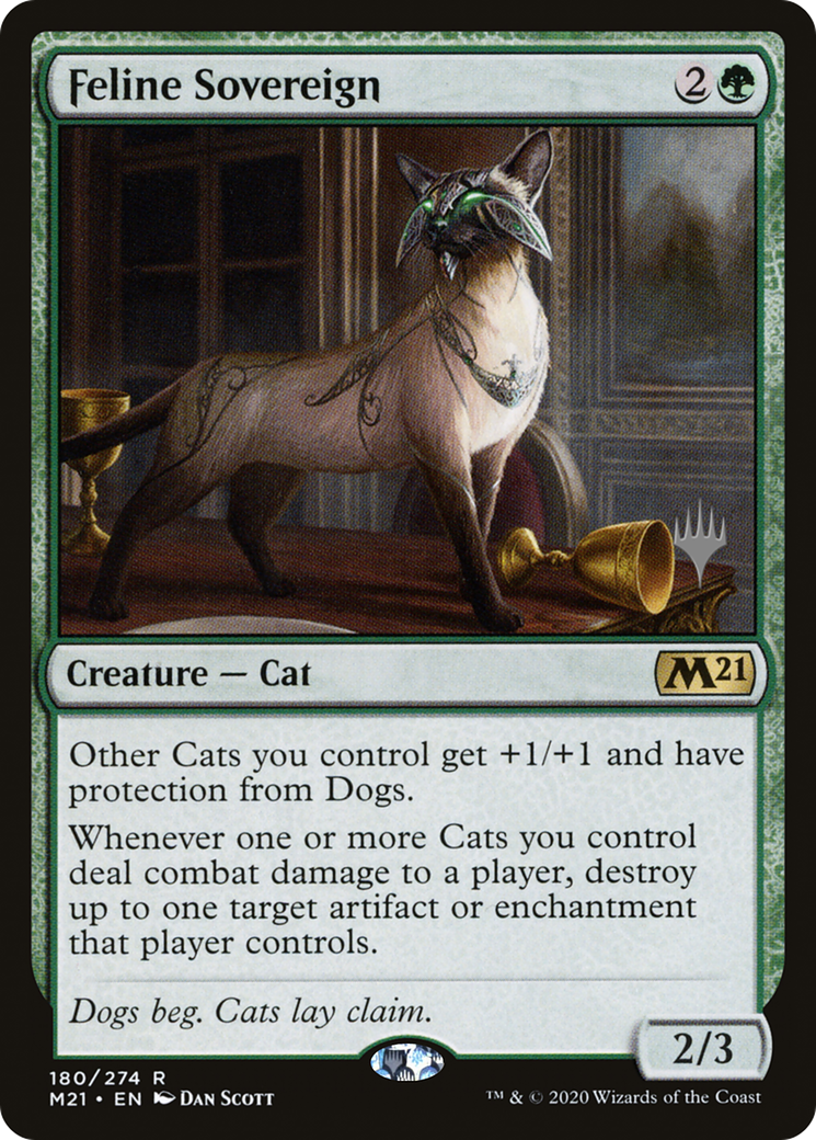 Feline Sovereign (PPM21-180P) [Core Set 2021 Promos]