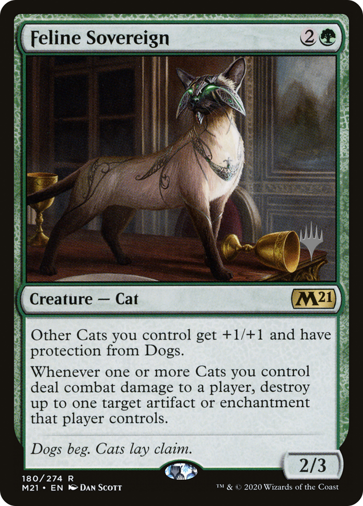 Feline Sovereign (PPM21-180P) [Promo Pack: Core Set 2021 Promos]