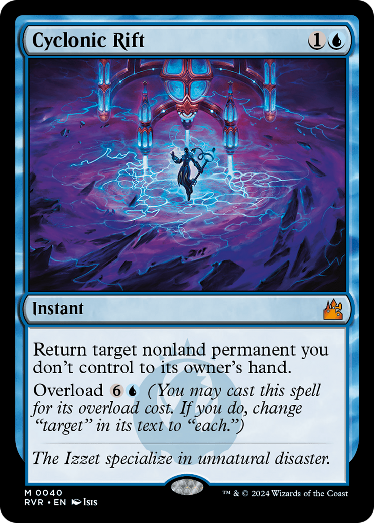 Cyclonic Rift (RVR-040) [Ravnica Remastered] Foil