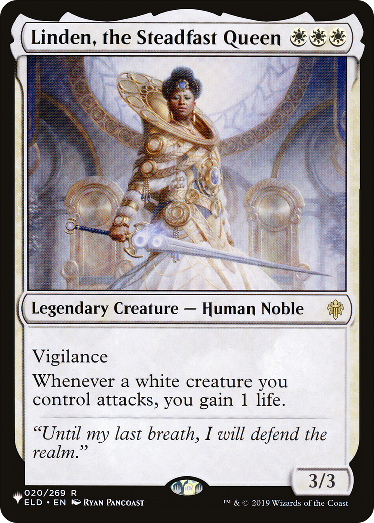 Linden, the Steadfast Queen (LIST-ELD-20) [The List]