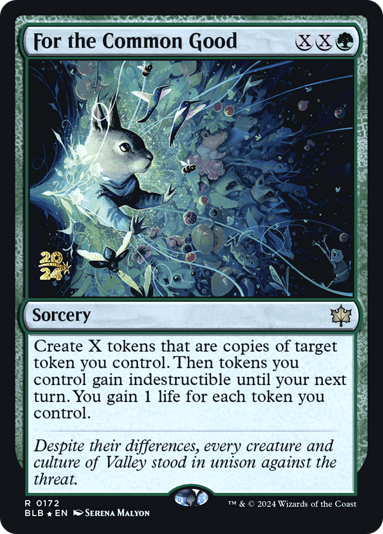 For the Common Good (PRE-172) [Bloomburrow Promos] Foil