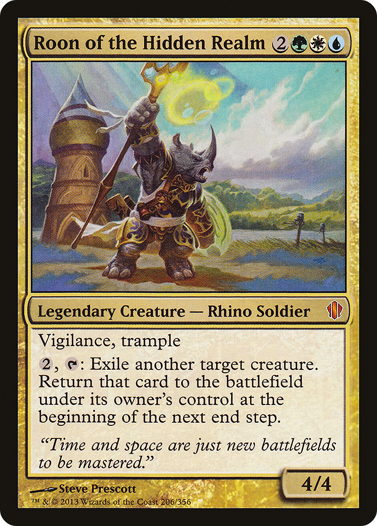 Roon of the Hidden Realm (C13-206) [Commander 2013]