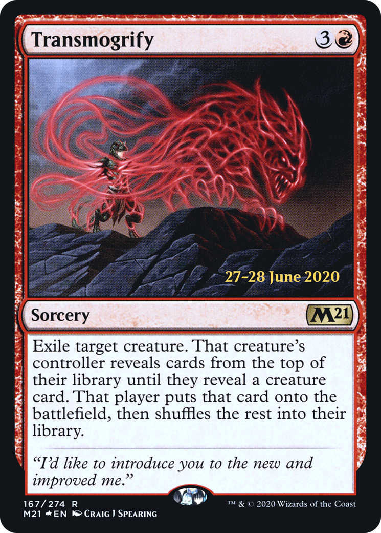 Transmogrify (PRE-167S) [Core Set 2021 Promos] Foil
