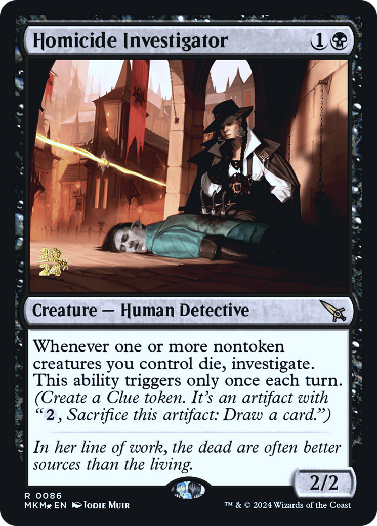 Homicide Investigator (PRE-086) [Murders at Karlov Manor Promos] Foil