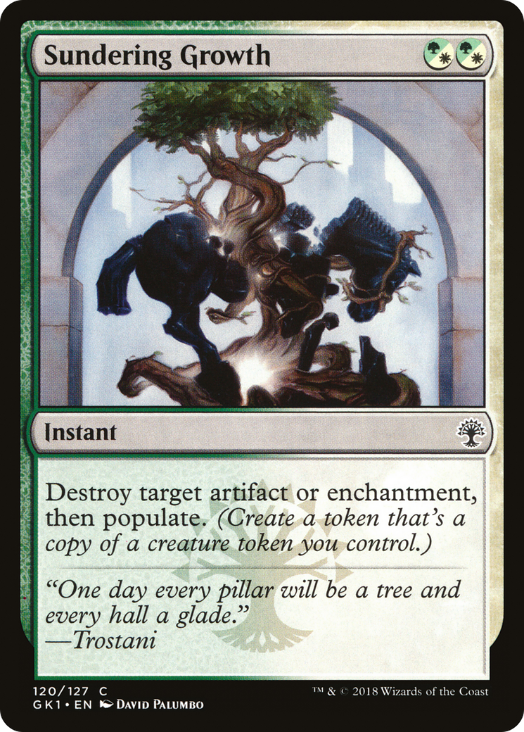Sundering Growth (GR1-120) [GRN Guild Kit]