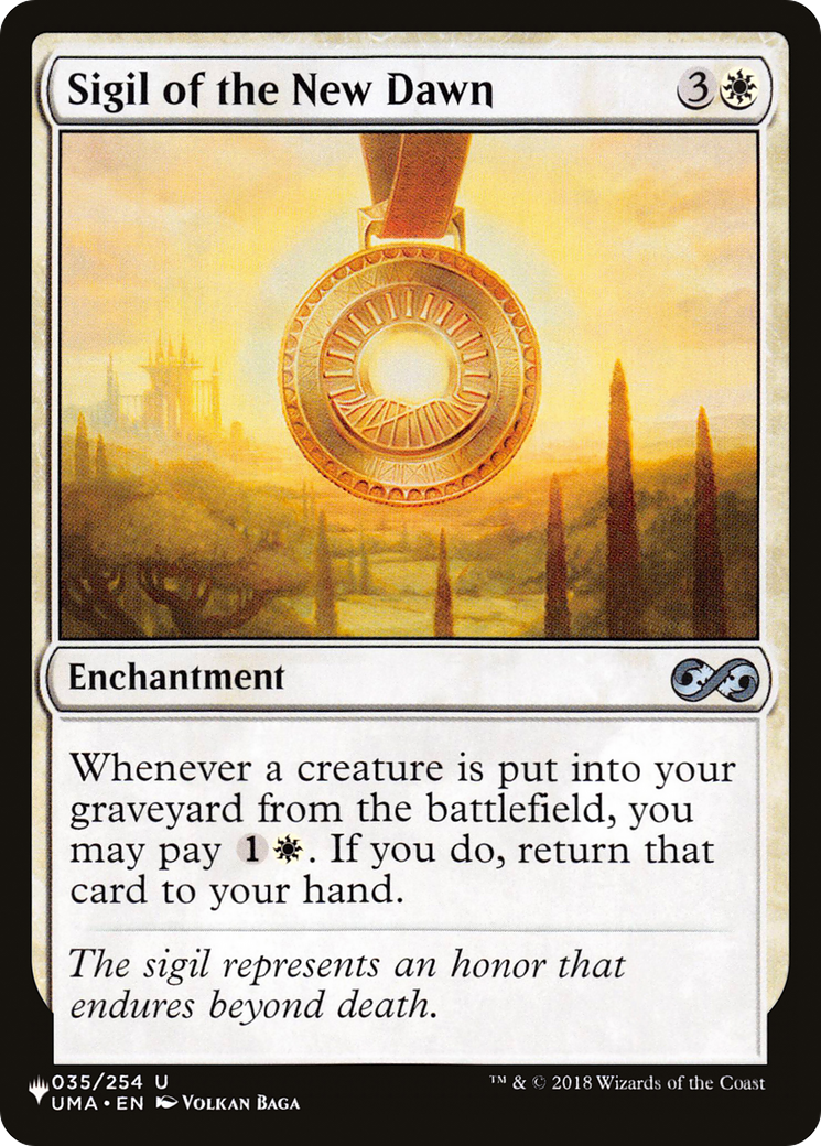 Sigil of the New Dawn (LIST-UMA-35) [The List]