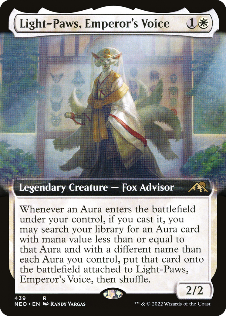 Light-Paws, Emperor's Voice (Extended Art) (NEO-439) [Kamigawa: Neon Dynasty]