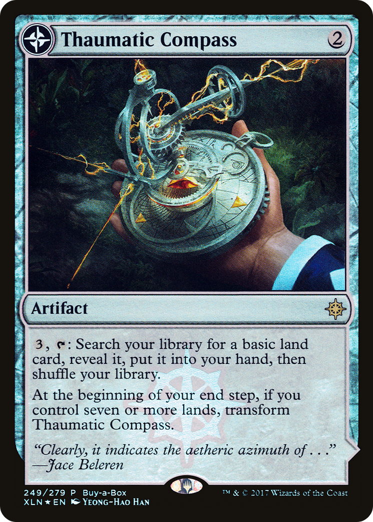 Thaumatic Compass // Spires of Orazca (BABP-249) [XLN Treasure Chest] Foil