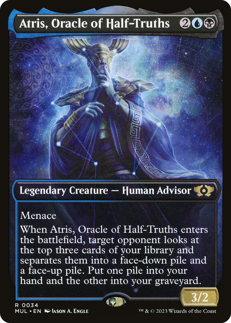 Atris, Oracle of Half-Truths (MUL-034) [Multiverse Legends]: (Showcase)