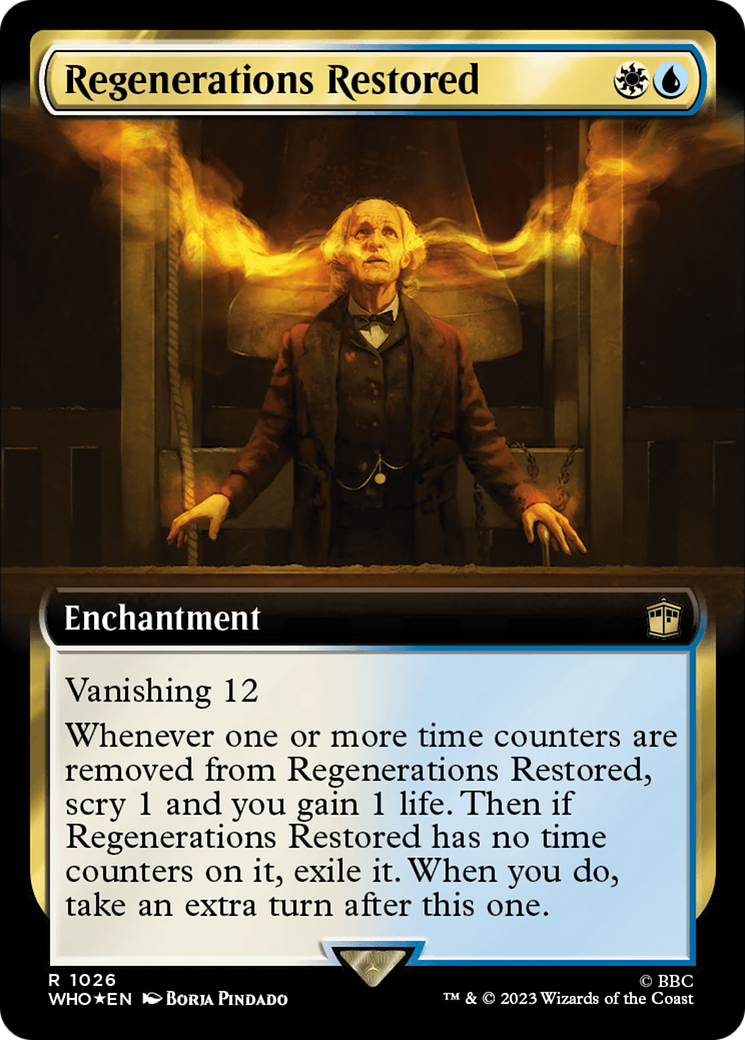 Regenerations Restored (WHO-1026) [Doctor Who]: (Extended Art) Foil