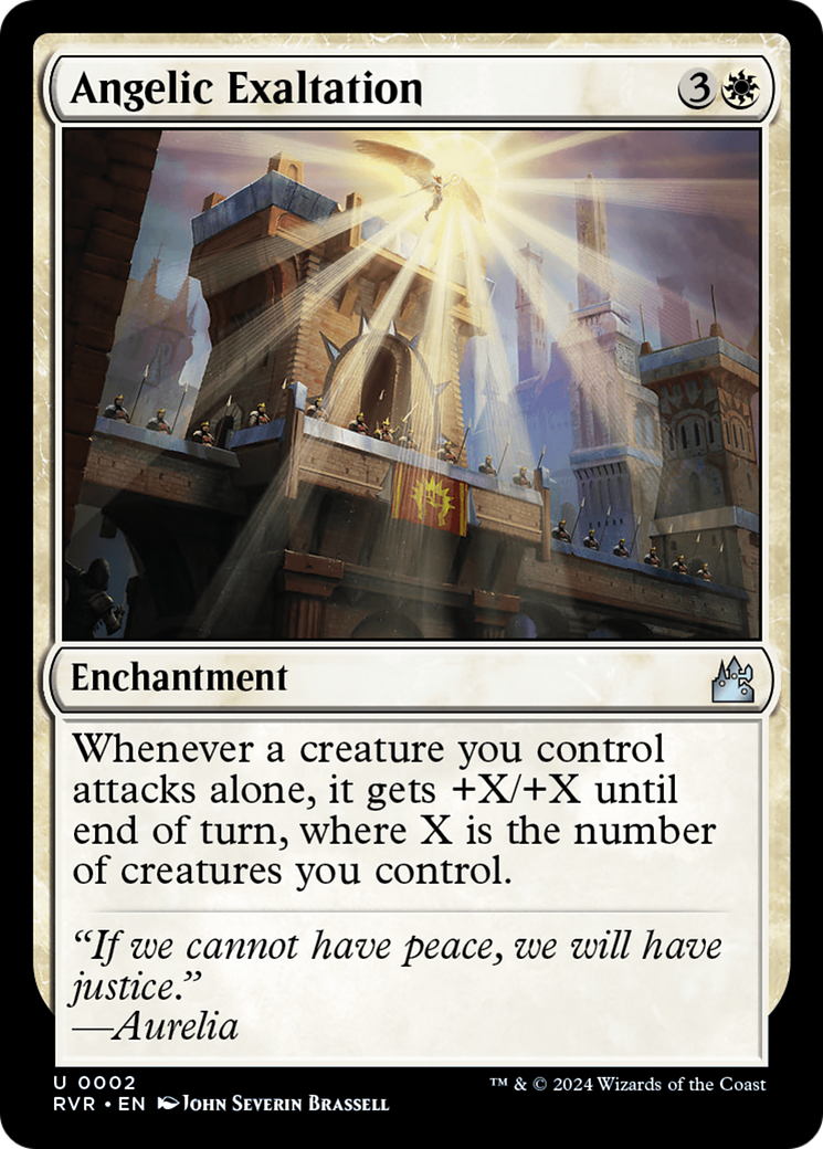 Angelic Exaltation (RVR-002) [Ravnica Remastered] Foil