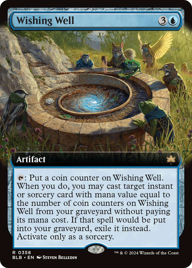 Wishing Well (BLB-358) [Bloomburrow]: (Extended Art)