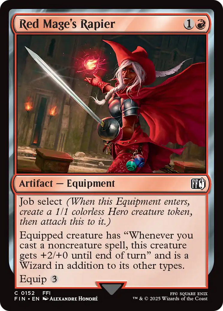 Red Mage's Rapier (FIN-152) [FINAL FANTASY]