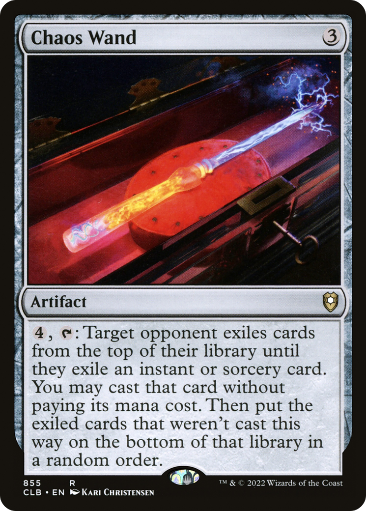 Chaos Wand (CLB-855) [Commander Legends: Battle for Baldur's Gate]