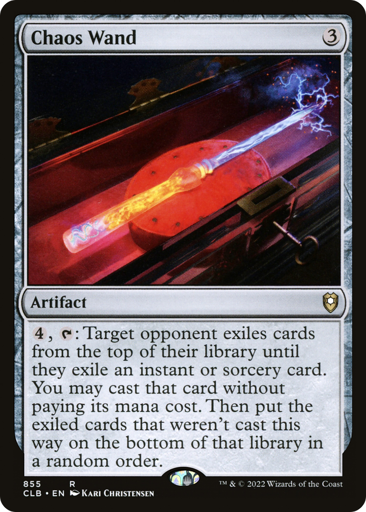 Chaos Wand (CLB-855) [Commander Legends: Battle for Baldur's Gate]